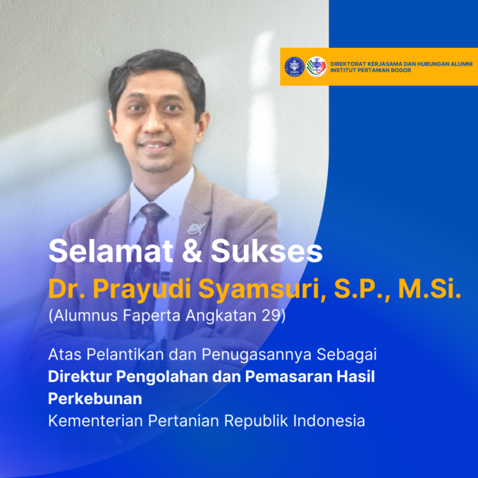 Dr. Prayudi Syamsuri, S.P., M.Si.