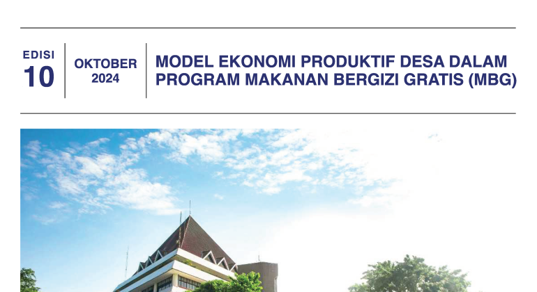Model Ekonomi Produktif Desa Dalam Program Makanan Bergizi Gratis (MBG)