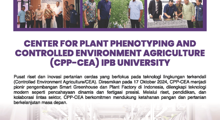 Center for Plant Phenotyping and Controlled Environment Agriculture (CPP-CEA) IPB University